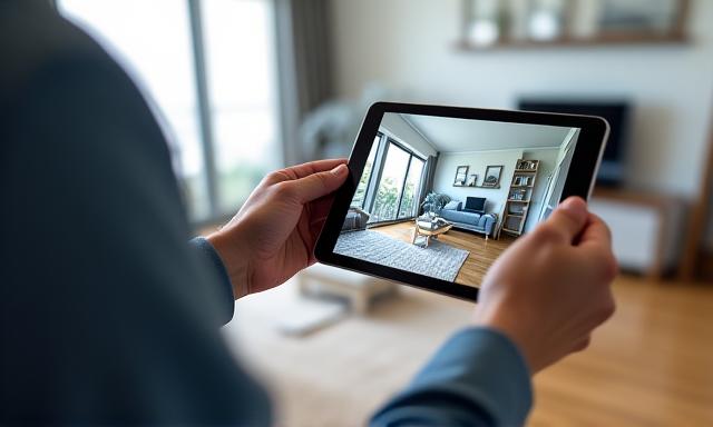AR virtual property tour iOS app for real estate agents